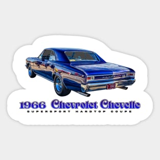 1966 Chevrolet Chevelle Super Sport Coupe Sticker